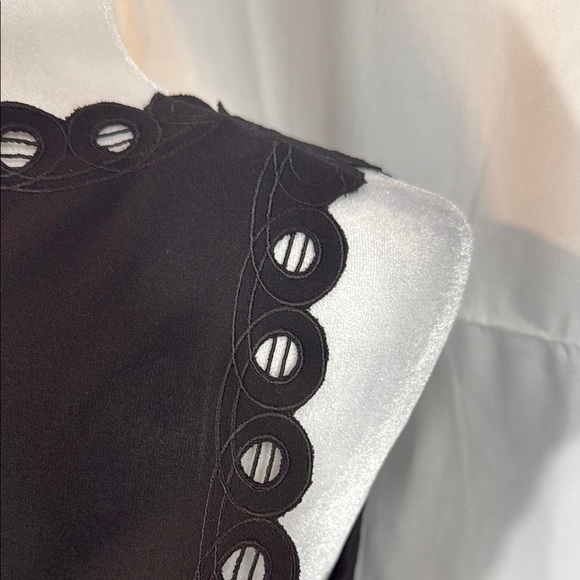 Ted Baker Black Eyelet Lace Halter A-Line Dress Exposed Zip NWOT Sz US 6 (Ted 2) - Picture 12 of 12